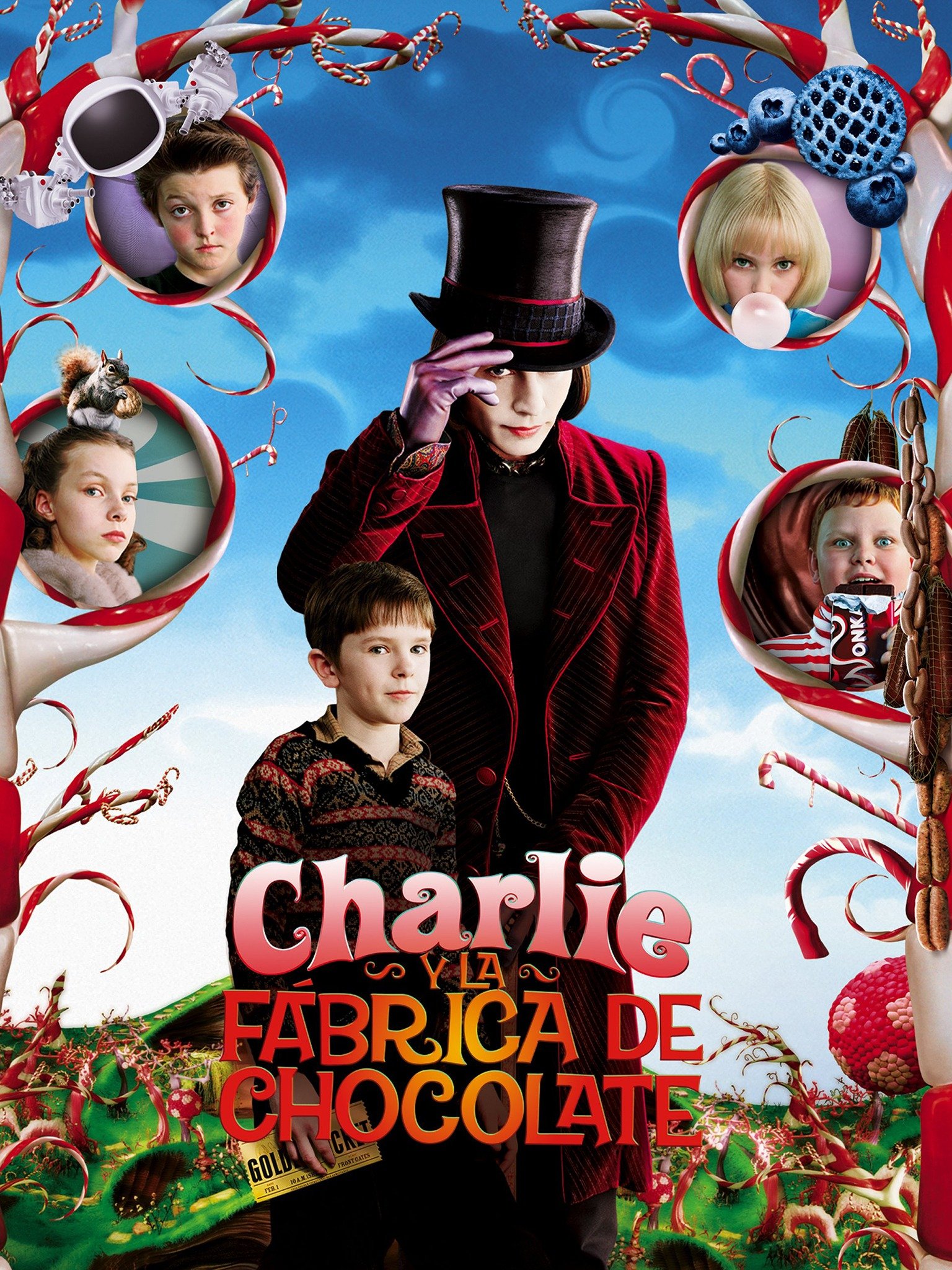 Pelicula Charlie y la fábrica de chocolate